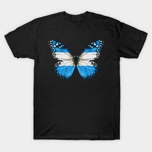 Nicaraguan Flag  Butterfly - Gift for Nicaraguan From Nicaragua T-Shirt